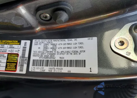 2024 Toyota Tundra Crewmax Capstone из США, поврежденный, VIN 5TFVC5DB5RX045462